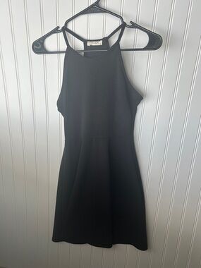 Olivia Rae Black Halter Fit-and-Flare Dress
